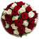 букет из красных и белых роз. Ташкент