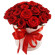 красные розы в шляпной коробке. Ташкент