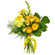 Желтый букет из роз и хризантем. Ташкент